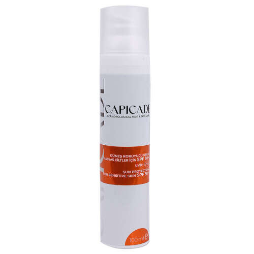 Capicade SPF 50+ Hassas Ciltler İçin Güneş Koruyucu Krem 100 ml - Capicade