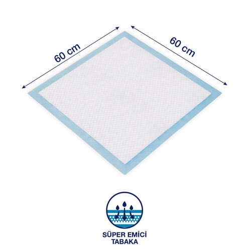 CARINE Premium Alt Açma Örtüsü 30 Adet - 60x60cm - 800ml - 2