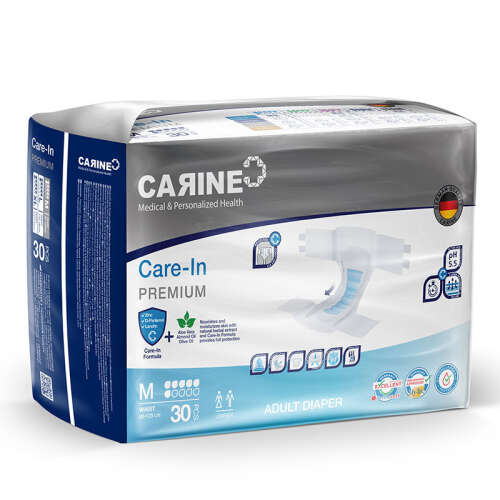 CARINE Premium Yetişkin Hasta Bezi 30 Adet - M Beden - 1