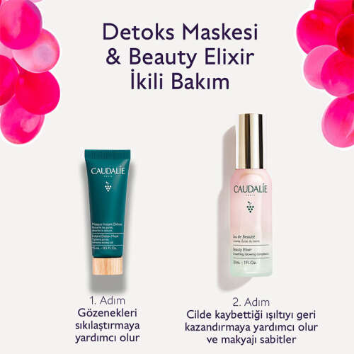 Caudalie Beauty Elixir ve Detoks Maske İkilisi - 2