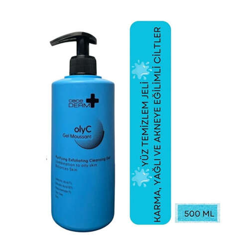 Cece Derm Olyc Purifying Exfoliating Cleansing Gel 500 ml - 2