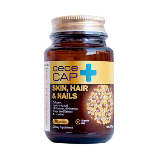 Cececap Skin Hair Nails Takviye Edici Gıda 30 Kapsül - CeceMed