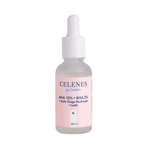Celenes By Sweden AHA + BHA + Lactin + Arctic Chaga Mushroom 30 ml - Celenes By Sweden