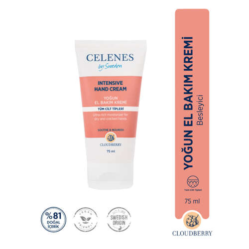 Celenes By Sweden Cloudberry Yoğun El Bakım Kremi 75 ml - Celenes By Sweden