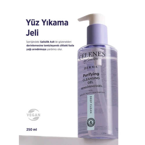 Celenes By Sweden Derma Purifying Cleansing Gel 250 ml - 2
