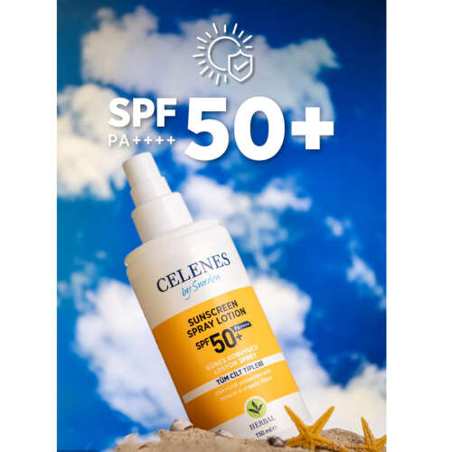 Celenes By Sweden Güneş Koruyucu Losyon Sprey Spf+50 150 ml - 4