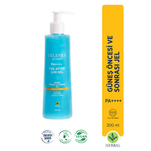 Celenes By Sweden Güneş Öncesi ve Sonrası Nemlendirici Jel 200 ml - 2