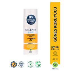 Celenes By Sweden Herbal Dry Touch Spf30+ Mat Bitişli Güneş Kremi 50 ml - 2