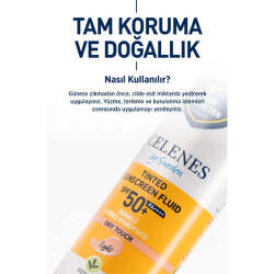 Celenes By Sweden Herbal Dry Touch Spf50+ Mat Bitişli Renkli Güneş Kremi 50 ml - 3