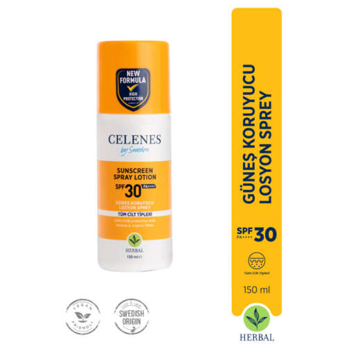 Celenes By Sweden Herbal Güneş Koruyucu Losyon Spf30+ Sprey 150 ml - 2