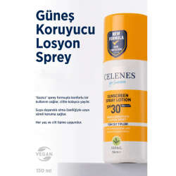 Celenes By Sweden Herbal Güneş Koruyucu Losyon Spf30+ Sprey 150 ml - 3