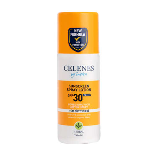 Celenes By Sweden Herbal Güneş Koruyucu Losyon Spf30+ Sprey 150 ml - Celenes By Sweden