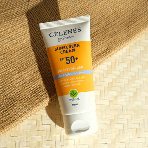 Celenes By Sweden Herbal Kuru ve Hassas Ciltler İçin Güneş Kremi SPF50+ 50 ml - 2