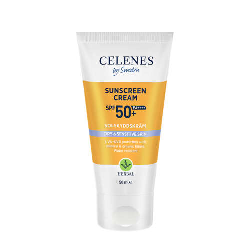 Celenes By Sweden Herbal Kuru ve Hassas Ciltler İçin Güneş Kremi SPF50+ 50 ml - 3