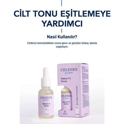 Celenes By Sweden Kırışıklık Karşıtı Rena Retinol Cilt Bakım Serumu 30 ml - 3