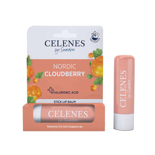 Celenes By Sweden Nordic Cloudberry Stick Lip Balm 4.8 gr - Celenes By Sweden