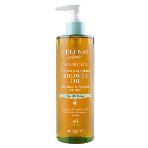 Celenes By Sweden Nordic Oil Besleyici Duş Yağı 400 ml - Celenes By Sweden