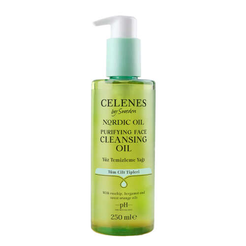 Celenes By Sweden Nordic Oil Tüm Ciltler İçin Arındırıcı Yüz Temizleme Yağı 250 ml - Celenes By Sweden