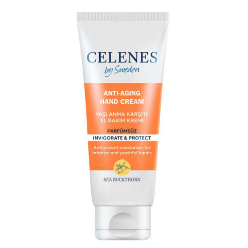 Celenes By Sweden Sea Buckthorn Parfümsüz Yaşlanma Karşıtı El Bakım Kremi 75 ml - Celenes By Sweden