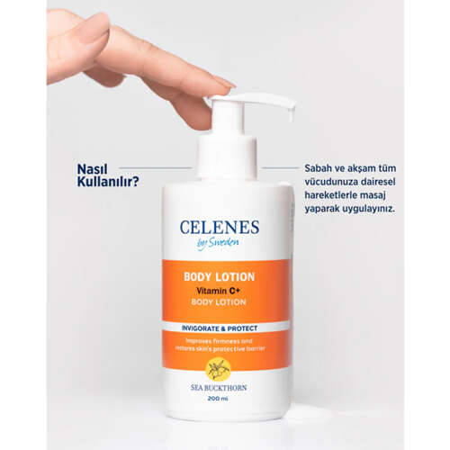 Celenes By Sweden Sea Buckthorn Vücut Losyonu 200 ml - 4