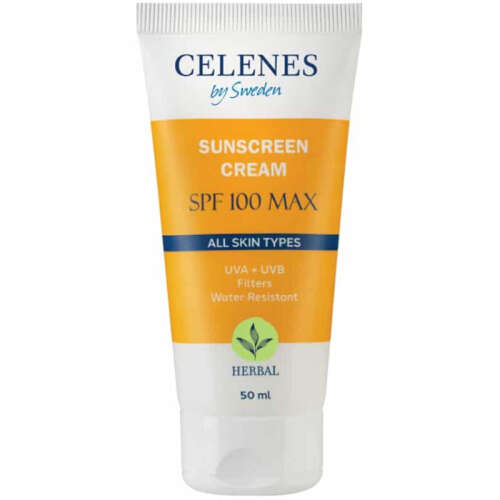 Celenes By Sweden Spf 100 Max Güneş Koruyucu Krem 50 ml - 1