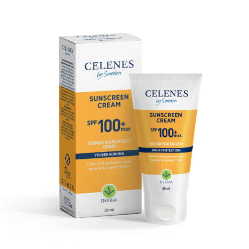 Celenes By Sweden Spf 100 Max Güneş Koruyucu Krem 50 ml - Celenes By Sweden