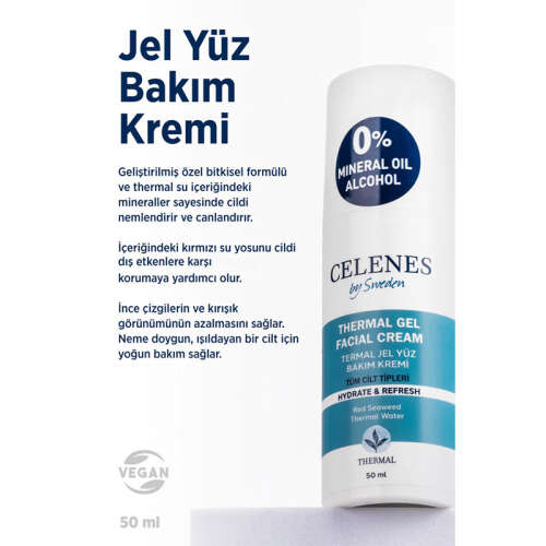 Celenes By Sweden Thermal Jel Günlük Bakım Kremi 50 ml - 4