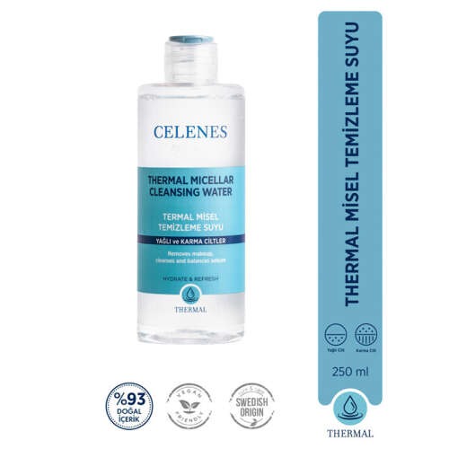 Celenes By Sweden Thermal Misel Temizleme Suyu 250 ml - Yağlı ve Karma Cilt - 2
