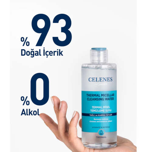 Celenes By Sweden Thermal Misel Temizleme Suyu-Kuru ve Hassas Ciltler 400 ml - 3