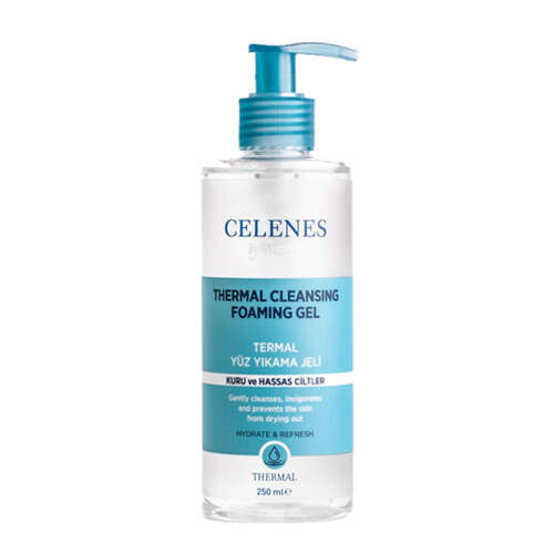 Celenes By Sweden Thermal Yüz Yıkama Jeli 250 ml - Kuru ve Hassas Cilt - Celenes By Sweden