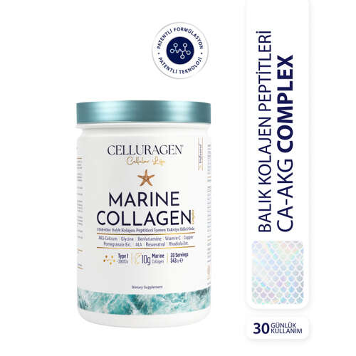 Celluragen Marine Collagen Type-1 Takviye Edici Gıda 343 g - 2