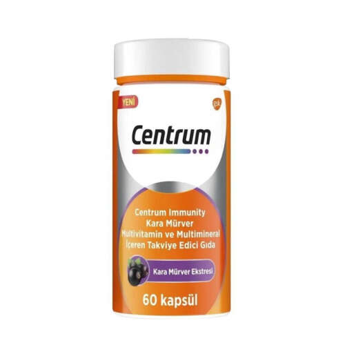 Centrum Immunity Kara Mürver İçeren Takviye Edici Gıda 60 kapsül - 1