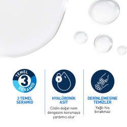 Cerave Hyalüronik Asit İçerikli Nemlendirici Makyaj Temizleme suyu 400 ml - 3