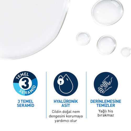 Cerave Hyalüronik Asit İçerikli Nemlendirici Makyaj Temizleme suyu 400 ml - 3