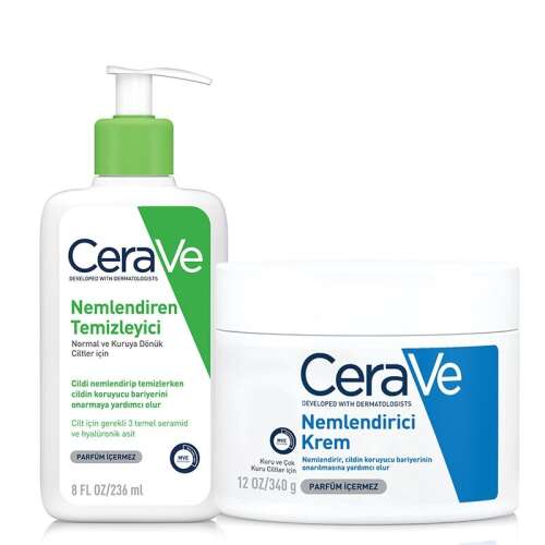 Cerave Kuru ve Çok Kuru Ciltler için Bakım Seti - Cerave