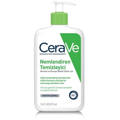 CeraVe Normal Ve Kuru Ciltler İçin Nemlendiren Temizleyici 473 ml - 1