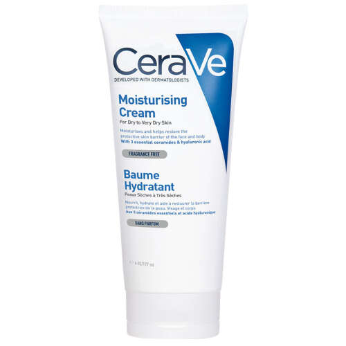 Cerave Nemlendirici Yüz Ve Vücut Kremi - Kuru Ciltler İçin Seramid Ve Hyalüronik Asit İçerikli 177 ml - Cerave