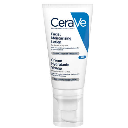 CeraVe Nemlendirici Yüz Kremi-Kuru Ciltler İçin Seramid Ve Hyalüronik Asit İçerikli 52 ml - Cerave
