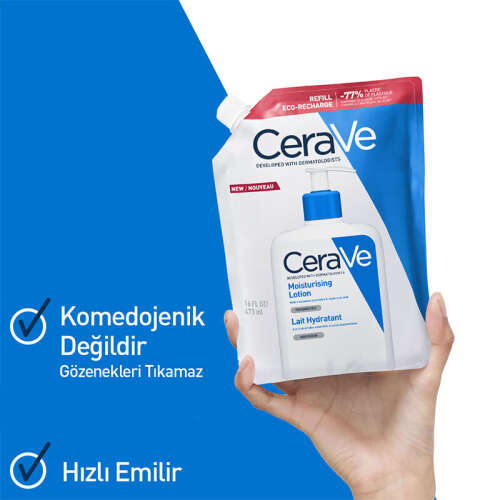 CeraVe Nemlendirici Yüz ve Vücut Losyonu-Seramid Ve Hyalüronik Asit İçerikli 473 ml - Refill - 4