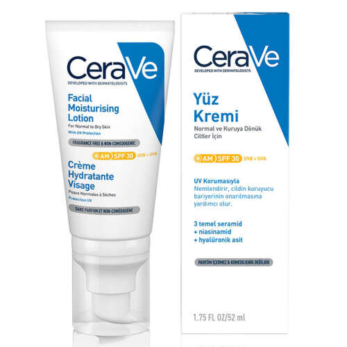 CeraVe SPF30 Nemlendirici Yüz Kremi 52 ml - Cerave