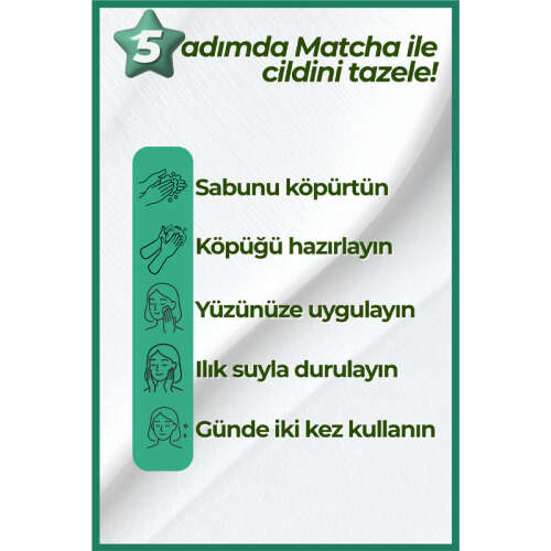 ChaNoSui Matcha Yüz Temizleme Sabunu 100 gr - 3