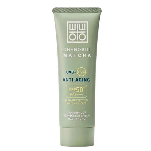 ChaNoSui Yaşlanma Karşıtı Matcha Özlü Güneş Kremi SPF50+ 70 ml - ChaNoSui