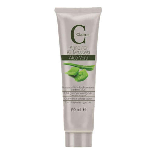 Claderm Aloe Vera İçerikli Kil Maskesi 50 ml - Claderm