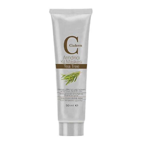 Claderm Çay Ağacı İçerikli Kil Maskesi 50 ml - Claderm