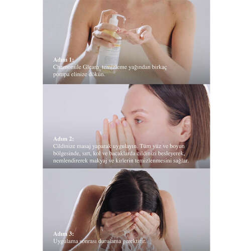 Clara Hygienics Chamomile Gleam Cilt Temizleme Yağı 400 ml - 4
