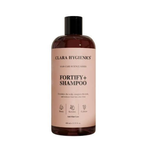 Clara Hygienics Fortify+ Anti-Hair Loss Shampoo 400 ml - Clara Hygienics