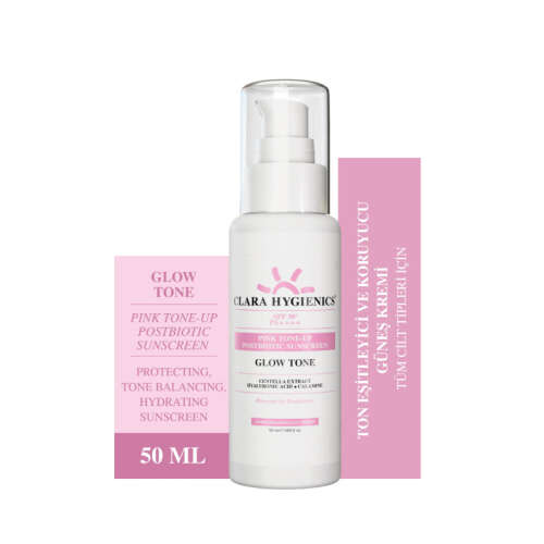 Clara Hygienics Glow Tone 50+ SPF Postbiotic Sunscreen 50 ml - 2