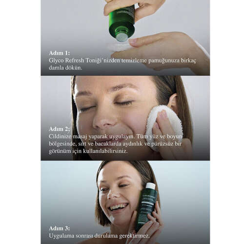 Clara Hygienics Glyco Refresh 5% Glikolik Asit Leke Karşıtı Vegan Yüz ve Vücut Tonik 200 ml - 3