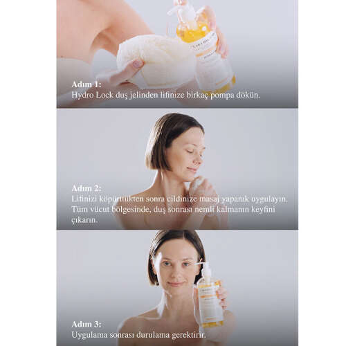 Clara Hygienics Hydra Lock Nemlendirici Yüz ve Vücut Duş Jeli 400 ml - 4