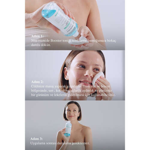 Clara Hygienics Niacinamide Booster Sıkılaştırıcı Yüz ve Vücut Toniği 400 ml - 4